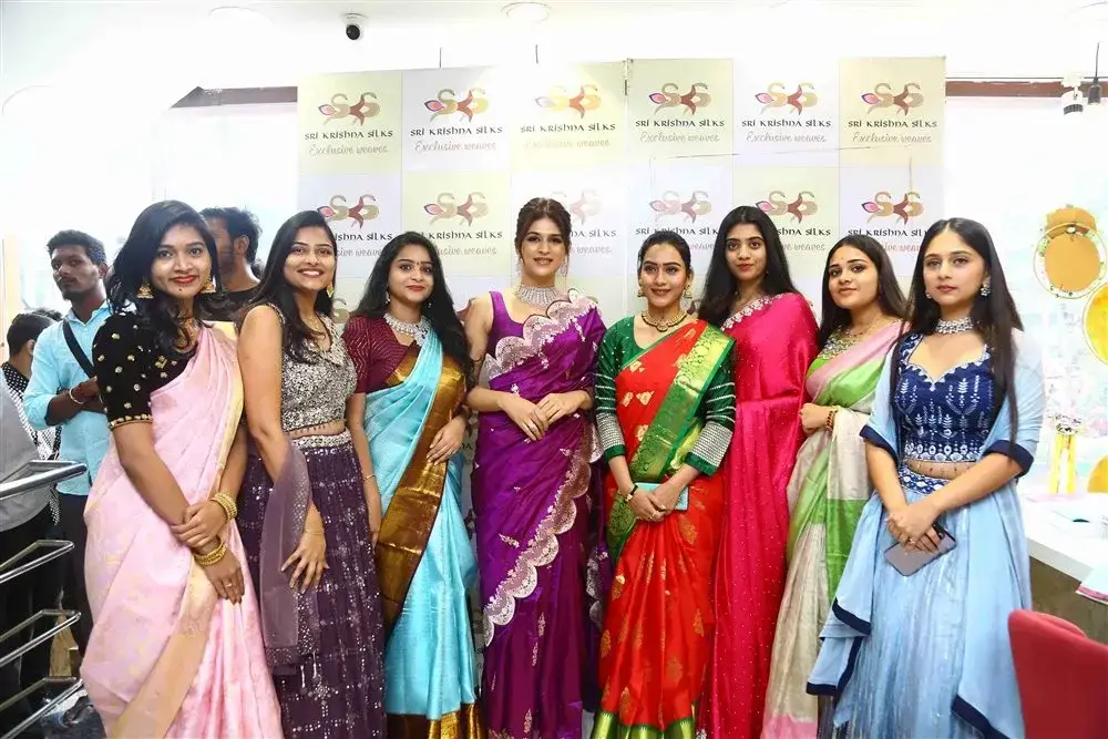 Actress Shraddha Das launches Sri Krishna Silks Showroom